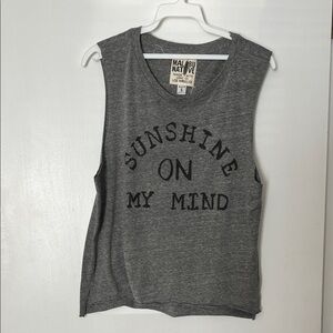 Gray Muscle Tee